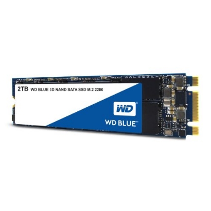 Picture of WD 2TB Blue M.2 SATA SSD, M.2 2280, SATA3, 3D NAND, R/W 560/530 MB/s, 95K/84K IOPS