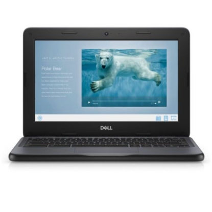 Picture of Dell Chromebook 3100,  11.6", Celeron N4020, 4GB, 16GB eMMC, Webcam, Wi-Fi, No LAN, USB-C, Chrome OS