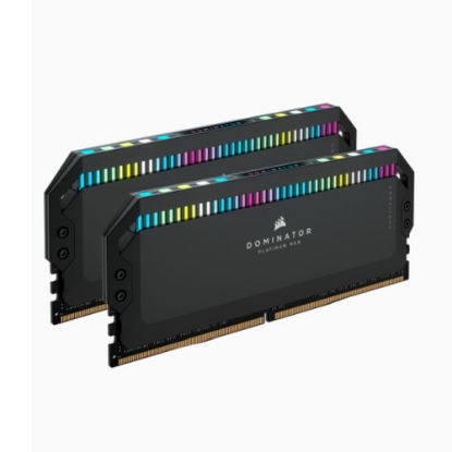 Picture of Corsair Dominator Platinum RGB 32GB Kit (2 x 16GB), DDR5, 5600MHz (PC5-44800), CL36, 1.25V, XMP 3.0, PMIC, DIMM Memory, Black