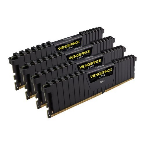 Picture of Corsair Vengeance LPX 64GB Memory Kit (4 x 16GB), DDR4, 3600MHz (PC4-28800), CL18, XMP 2.0