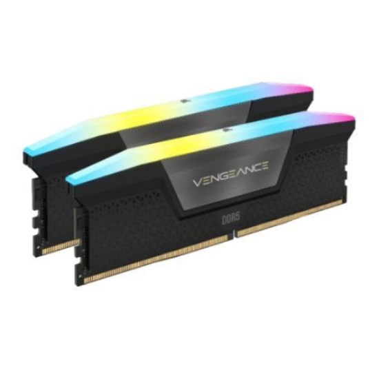 Picture of Corsair Vengeance RGB 32GB Kit (2 x 16GB), DDR5, 5200MHz (PC5-41600), CL40, 1.25V, PMIC, AMD Optimised, DIMM Memory