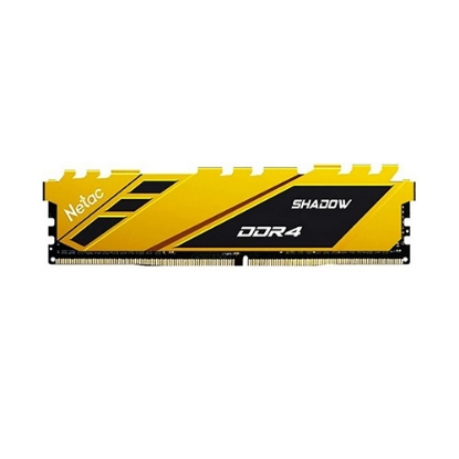 Picture of Netac Shadow Yellow, 16GB, DDR4, 3200MHz (PC4-25600), CL16, DIMM Memory