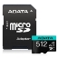 Show details for ADATA Premier Pro 512GB SDXC Card with SD Adapter, UHS-I Class 10 (U3), V30 Video Speed (4K), R/W 100/80 MB/s Picture of ADATA Premier Pro 512GB SDXC Card with SD Adapter, UHS-I Class 10 (U3), V30 Video Speed (4K), R/W 100/80 MB/s
