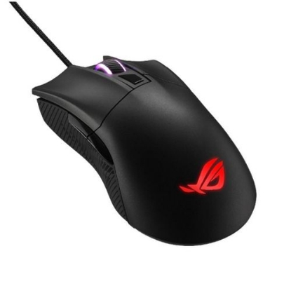 Picture of Asus ROG Gladius II Core Gaming Mouse, 200-6200 DPI, Lightweight, Ergonomic, RGB Lighting