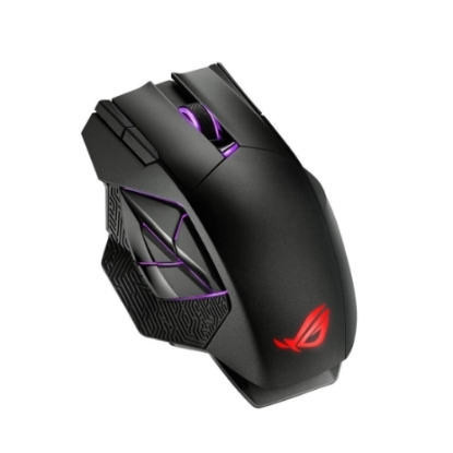 Picture of Asus ROG Spatha X Gaming Mouse, Wired/Wireless, 19,000 DPI, 12 Programmable Buttons, RGB LED