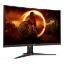 Picture of AOC 27" 3-Side Frameless Curved Gaming Monitor (C27G2ZE/BK), 1920 x 1080, 0.5ms, HDMI, DP, 240Hz, 6 Game Modes, VESA