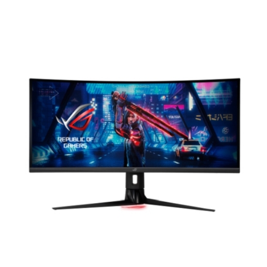 Picture of Asus 34" ROG STRIX UWQHD Ultra-wide Curved Gaming Monitor (XG349C), 3440 x 1440, 1ms, OC 180Hz, sRGB, HDMI, DP,  USB, Speakers, RGB, VESA