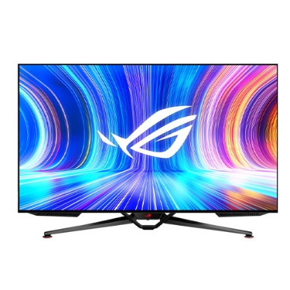 Picture of Asus 41.5" ROG Swift OLED 4K HDR Gaming Monitor (PG42UQ), 3840 x 2160, 0.1ms, 4 HDMI, DP, USB, 138Hz, Heatsink, G-SYNC, Remote Control, VESA