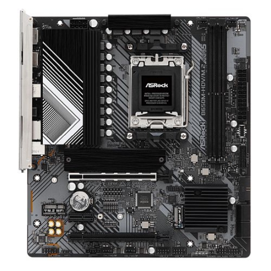 Picture of Asrock B650M-HDV/M.2, AMD B650, AM5, Micro ATX, 2 DDR5, HDMI, DP, 2.5G LAN, PCIe4, 2x M.2