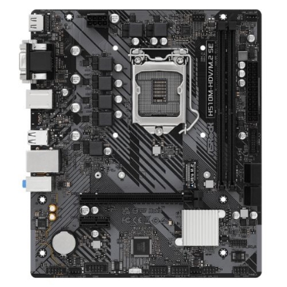 Picture of Asrock H510M-HDV/M.2 SE, Intel H510, 1200, Micro ATX, 2 DDR4, VGA, DVI, HDMI, M.2