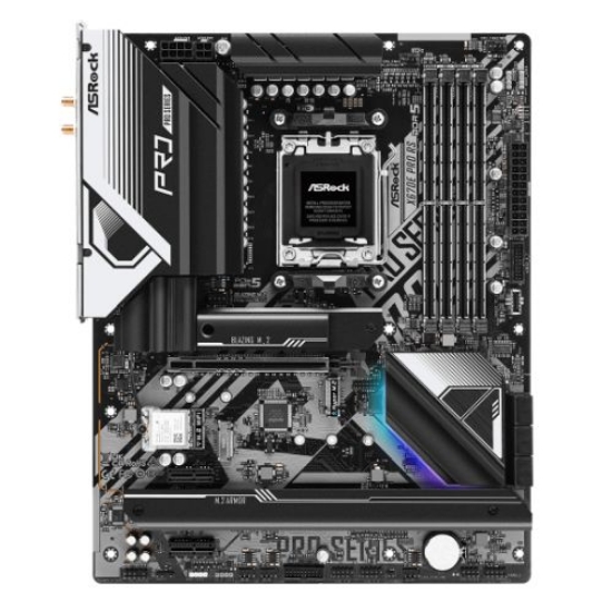 Picture of Asrock X670E PRO RS, AMD X670, AM5, ATX, 4 DDR5, HDMI, DP, Wi-Fi 6E, 2.5G LAN, PCIe5, RGB, 5x M.2