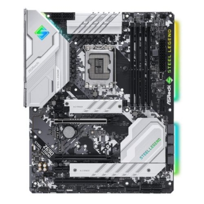 Picture of Asrock Z690 STEEL LEGEND, Intel Z690, 1700, ATX, 4 DDR4, HDMI, DP, PCIe5, 2.5GB LAN, RGB, 3x M.2