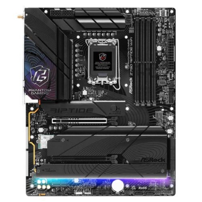 Picture of Asrock Z790 RIPTIDE WIFI, Intel Z790, 1700, ATX, 4 DDR5, HDMI, DP, eDP, Wi-Fi 7, 2.5G LAN, PCIe5, RGB, 5x M.2