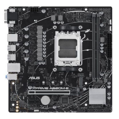 Picture of Asus PRIME A620M-E-CSM - Corporate Stable Model, AMD A620, AM5, Micro ATX, 2 DDR5, VGA, HDMI, DP, GB LAN, PCIe4, 1x M.2