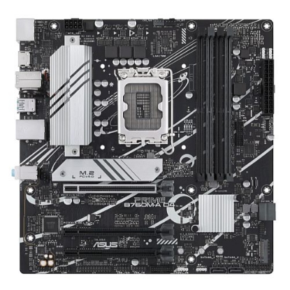 Picture of Asus PRIME B760M-A D4-CSM - Corporate Stable Model, Intel B760, 1700, Micro ATX, 4 DDR4, 2 HDMI, DP, 2.5G LAN, PCIe4, 2x M.2