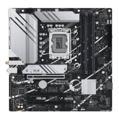 Picture of Asus PRIME B760M-A WIFI, Intel B760, 1700, Micro ATX, 4 DDR5, 2 HDMI, DP, Wi-Fi 6, 2.5G LAN, PCIe4, 2x M.2