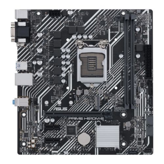 Picture of Asus PRIME H510M-E, Intel H510, 1200, Micro ATX, 2 DDR4, VGA, HDMI, DP, M.2