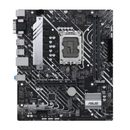 Picture of Asus PRIME H610M-A D4 CSM - Corporate Stable Model, Intel H610, 1700, Micro ATX, 2 DDR4, VGA, HDMI, DP, PCIe4, 2x M.2