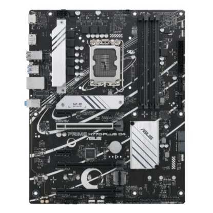 Picture of Asus PRIME H770-PLUS D4, Intel H770, 1700, ATX, 4 DDR4, HDMI, DP, 2.5G LAN, PCIe5, 3x M.2