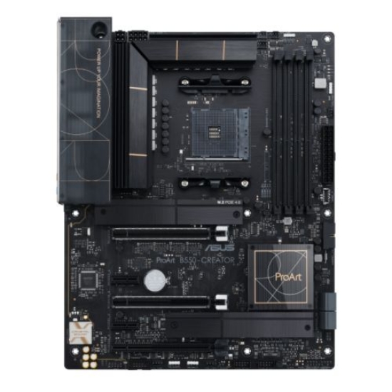 Picture of Asus PROART B550-CREATOR, AMD B550, AM4, ATX, 4 DDR4, HDMI, DP, 2 Thunderbolt/DP, XFire, 2x 2.5GB LAN, Advanced Security, 2x M.2, Creator Hub