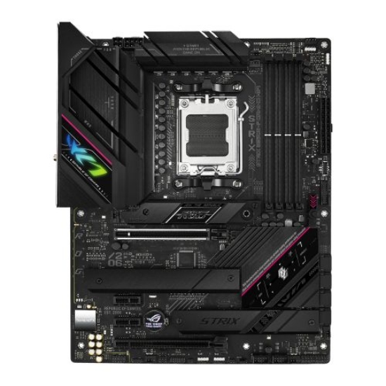 Picture of Asus ROG STRIX B650E-F GAMING WIFI, AMD B650, AM5, ATX, 4 DDR5, HDMI, DP, Wi-Fi 6, 2.5G LAN, PCIe5, RGB, 3x M.2