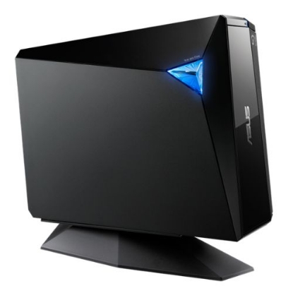 Picture of Asus TurboDrive (BW-16D1H-U PRO) External Ultra-Fast 16X Blu-Ray Writer w/ Stand, USB 3.1 Gen1 Type-A, M-DISC Support