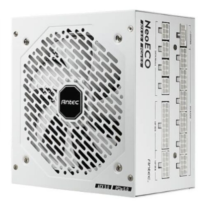 Picture of Antec 1000W NeoECO NE1000GM PSU, Fully Modular, FDM Fan, 80+ Gold, ATX 3.0, PCIe 5.0, Zero RPM Manager, Compact Design, White