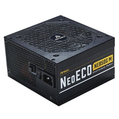 Picture of Antec 850W NeoECO Gold PSU, Fully Modular, Fluid Dynamic Fan, 80+ Gold, PhaseWave LLC + DC To DC, Zero RPM mode
