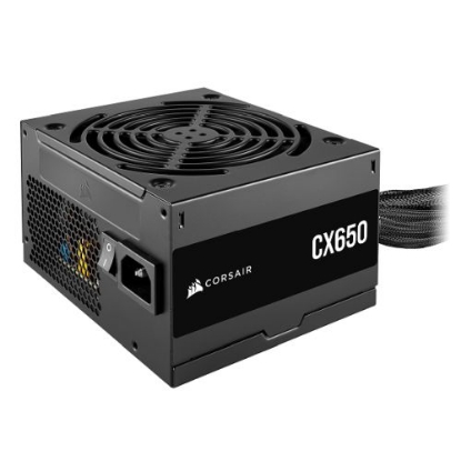 Picture of Corsair 650W CX650 PSU, Fully Wired, 80+ Bronze, Thermally Controlled Fan