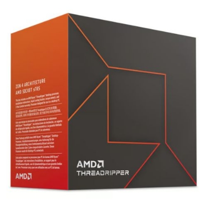 Picture of AMD Ryzen Threadripper 4 7960X, sTR5, 4.2GHz (5.3 Turbo), 24-Core, 350W, 152MB Cache, 5nm, 7th Gen, No Graphics, NO HEATSINK/FAN