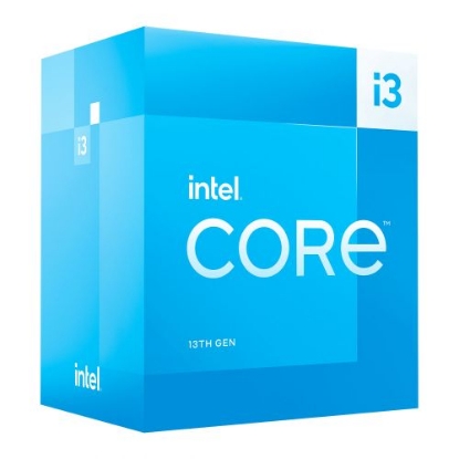 Picture of Intel Core i3-13100 CPU, 1700, 3.4 GHz (4.5 Turbo), Quad Core, 60W (89W Turbo), 10nm, 12MB Cache, Raptor Lake