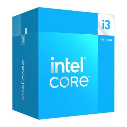 Picture of Intel Core i3-14100 CPU, 1700, Up to 4.7GHz, Quad Core, 60W (110W Turbo), 10nm, 12MB Cache, Raptor Lake Refresh