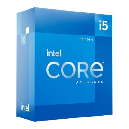 Picture of Intel Core i5-12600K CPU, 1700, 3.7 GHz (4.9 Turbo), 10-Core, 125W (150W Turbo), 10nm, 20MB Cache, Overclockable, Alder Lake, NO HEATSINK/FAN