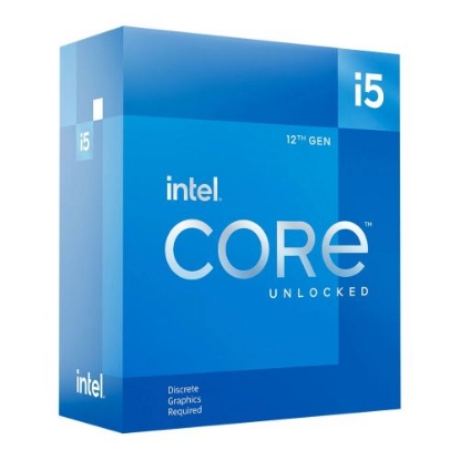 Picture of Intel Core i5-12600KF CPU, 1700, 3.7 GHz (4.9 Turbo), 10-Core, 125W (150W Turbo), 10nm, 20MB Cache, Overclockable, Alder Lake, No Graphics, NO HEATSINK/FAN