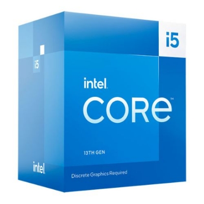 Picture of Intel Core i5-13400F CPU, 1700, 2.5 GHz (4.6 Turbo), 10-Core, 65W (148W Turbo), 10nm, 20MB Cache, Raptor Lake, No Graphics