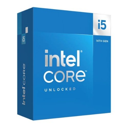 Picture of Intel Core i5-14600K, CPU, 1700, 3.5 GHz (5.3 Turbo), 14-Core, 125W (181W Turbo), 10nm, 24MB Cache, Overclockable, Raptor Lake Refresh, NO HEATSINK/FAN