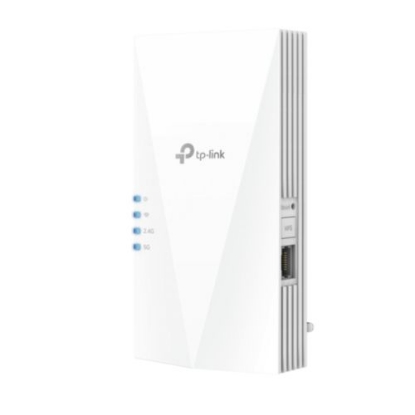 Picture of TP-LINK (RE600X) AX1800 (1201+574) Dual Band Wall-Plug Wi-Fi 6 Range Extender, Ultra-Low Latency, OneMesh, AP Mode