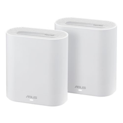 Picture of Asus (ExpertWiFi EBM68) AX7800 Tri-Band Wi-Fi 6 Business Mesh System, 2 Pack, Guest Networks, Commercial Grade Security, White