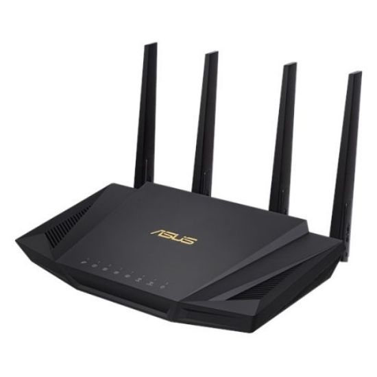 Picture of Asus (RT-AX58U V2) AX3000 (2402+574Mbps) Wireless Dual Band Wi-Fi 6 Router, MU-MIMO & OFDMA, 802.11ax, AiMesh Compatible