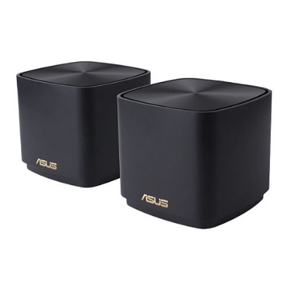 Picture of Asus (ZenWiFi XD4 Plus) AX1800 Dual Band Mesh Wi-Fi 6 System, 2 Pack, AiMesh, AiProtection, Wall Mountable, Black