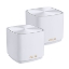 Show details for Asus (ZenWiFi XD4 Plus) AX1800 Dual Band Mesh Wi-Fi 6 System, 2 Pack, AiMesh, AiProtection, Wall Mountable, White Picture of Asus (ZenWiFi XD4 Plus) AX1800 Dual Band Mesh Wi-Fi 6 System, 2 Pack, AiMesh, AiProtection, Wall Mountable, White