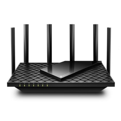 Picture of TP-LINK (Archer AXE75) AXE5400 Wi-Fi 6E Tri-Band GB Router, OneMesh, USB,  Ultra-Low Latency, OFDMA, HomeShield, Alexa Voice Control