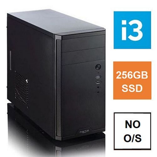 Picture of Spire MATX Tower PC, Fractal Core 1100 Case, I3-10100, 8GB 3200MHz, 256GB SSD, Bequiet 450W, No Optical, KB & Mouse, No Operating System