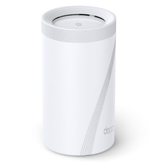 Picture of TP-LINK (DECO BE85) BE19000 Tri-Band Whole Home Mesh Wi-Fi 7 System, Single Unit, 12-Stream, 2x 10G Ports, Multi-Link Operation, Voice Control