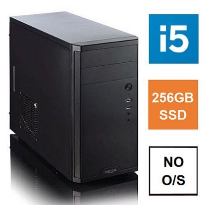 Picture of Spire MATX Tower PC, Fractal Core 1100 Case, i5-12400, 8GB 3200MHz, 256GB SSD, Bequiet 550W, No Optical, KB & Mouse, No Operating System