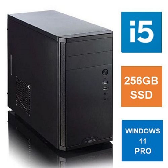 Picture of Spire MATX Tower PC, Fractal Core 1100 Case, i5-12400, 8GB 3200MHz, 256GB SSD, Bequiet 550W, No Optical, KB & Mouse, Windows 11 Pro