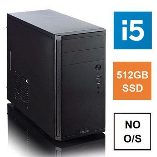 Picture of Spire MATX Tower PC, Fractal Core 1100 Case, i5-12400, 8GB 3200MHz, 512GB SSD, Bequiet 550W, No Optical, KB & Mouse, No Operating System