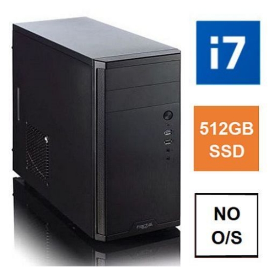 Picture of Spire MATX Tower PC, Fractal Core 1100 Case, i7-12700, 8GB 3200MHz, 512GB SSD, Bequiet 550W, No Optical, KB & Mouse, No Operating System