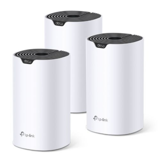 Picture of TP-LINK (DECO S4) Whole-Home Mesh Wi-Fi System, 3 Pack, Dual Band AC1200, MU-MIMO, 2 x LAN on each Unit