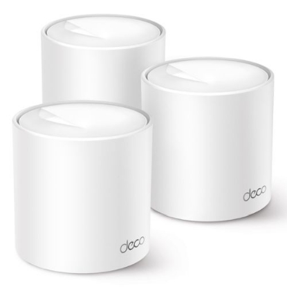 Picture of TP-LINK (DECO X1500) AX1500 Whole Home Mesh Wi-Fi 6 System, 3 Pack, Dual Band, OFDMA & MU-MIMO